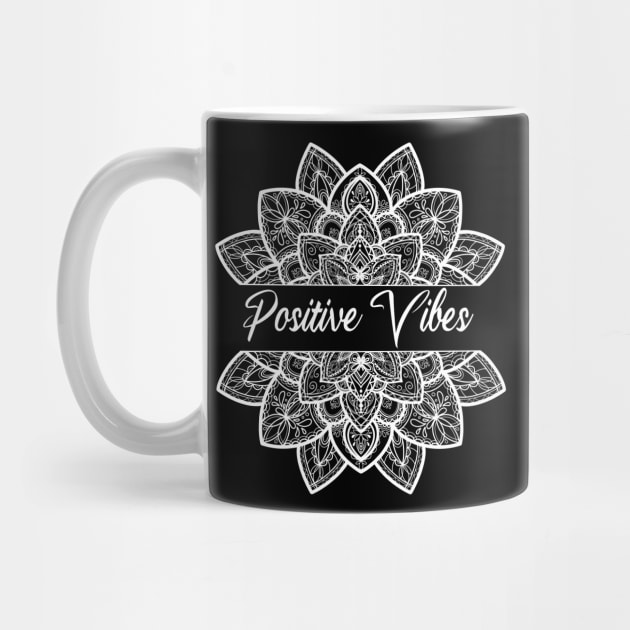 Positive Vibes Mandala by Helena Morpho 